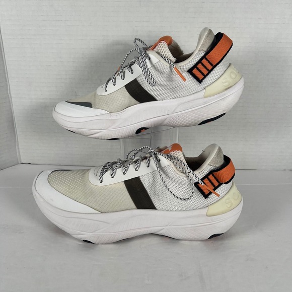 Sorel Shoes - Sorel Kinetic Impact Lace Sneakers Womens 7 White Orange NL4670100 Walking Shoes